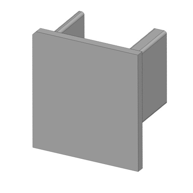 Endkappe E220 für Profil FP4, 1STK