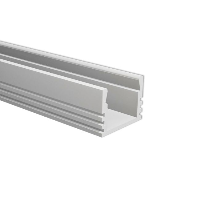 PK2 LED AUFBAU-Profil 200cm, hoch, LED Stripes max. 12mm