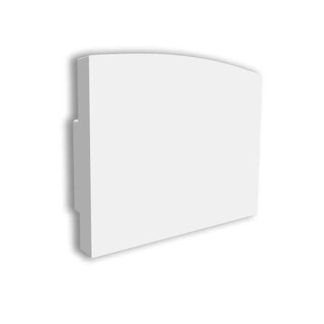 Endkappe E225 für Profil PK2, weiß, 1 STK