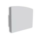 Endkappe E225 für Profil PK2, grau, 1 STK