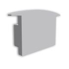 Endkappe E227 für Profil PK3, grau, gerade, 1 STK