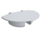 Endkappe E231 für Profil PK8, grau, rund, mit Kabeldurchführung, 1 STK